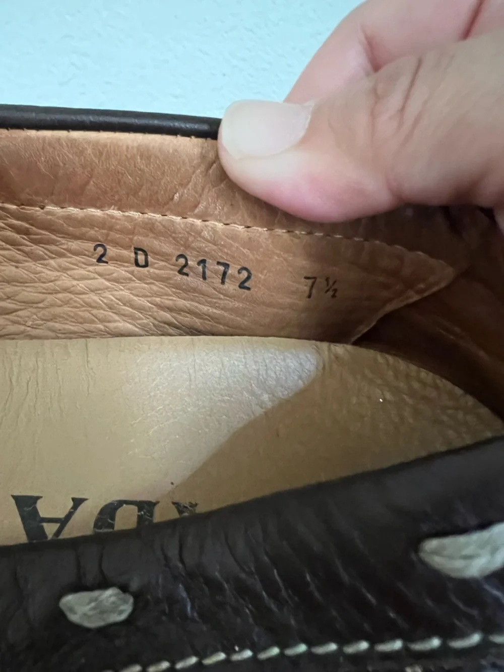 Prada Brown Pebbled  Leather Loafers Size 7.5 - Picture 12 of 12